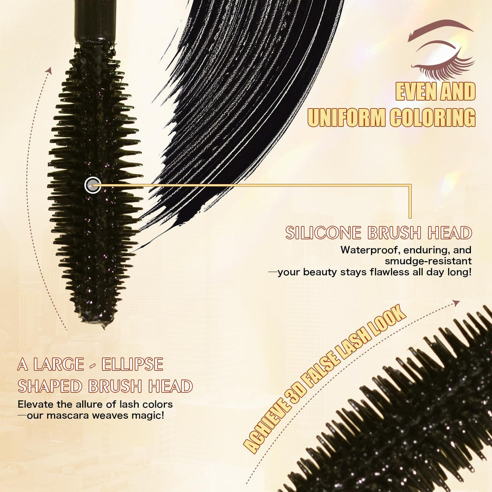 Brosse 1 de Yanqina Mascara offre un effet longueur précis