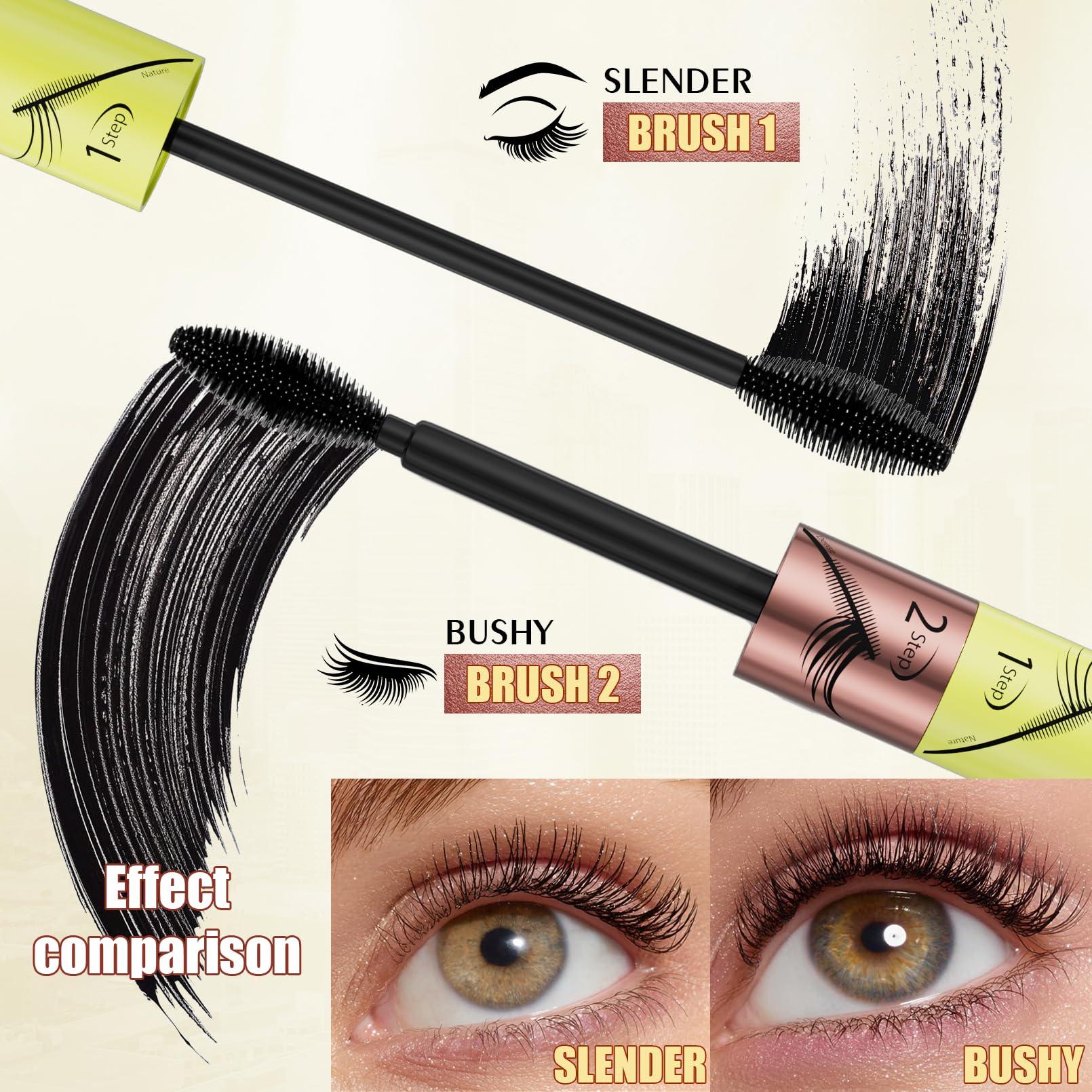 Yanqina Mascara utilise la technologie tubes pour une tenue sans bavure