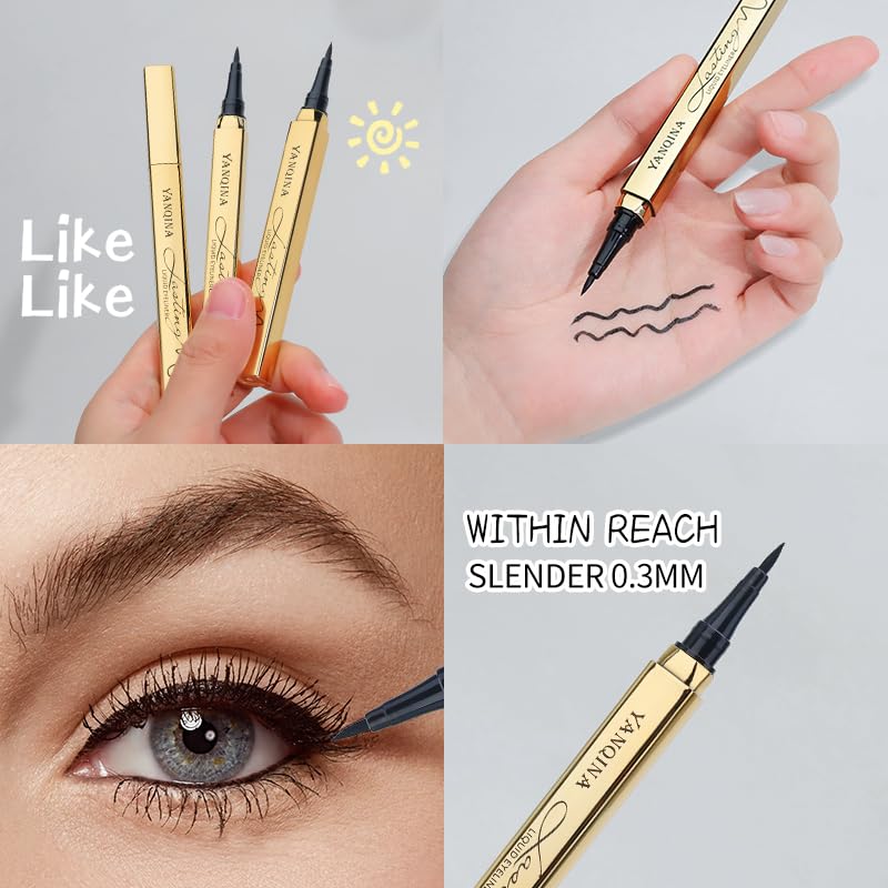 YANQINA trait liquide, application précise grâce à la pointe exacte.