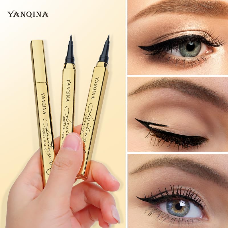 YANQINA trait liquide noir intense, longévité assurée au quotidien.
