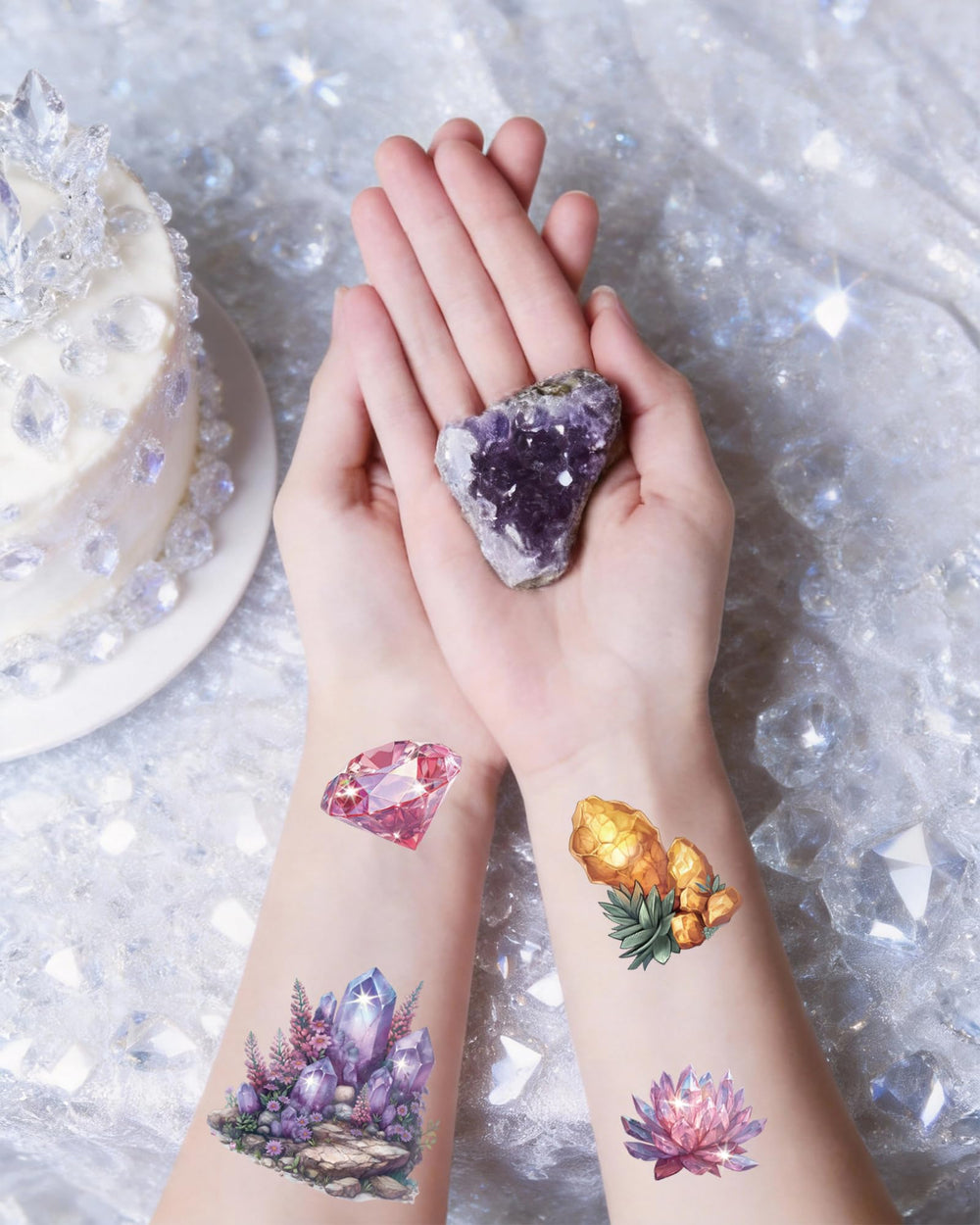Gemmes brillantes temporaires YanZonic pour personnalisations de look