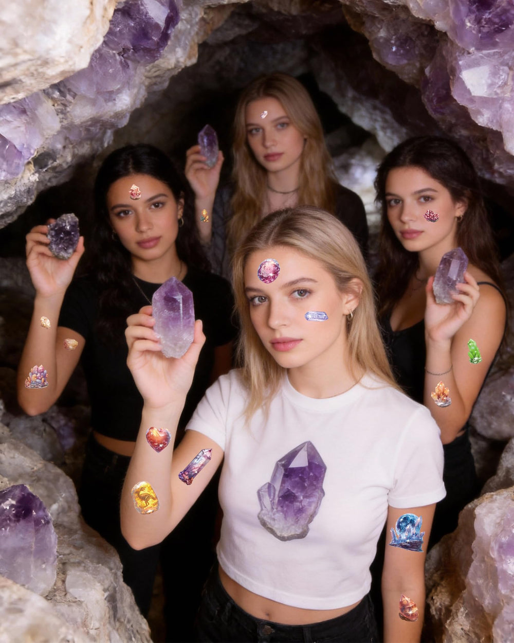 Tatouages hypoallergéniques YanZonic pour peaux sensibles lors d’une fête