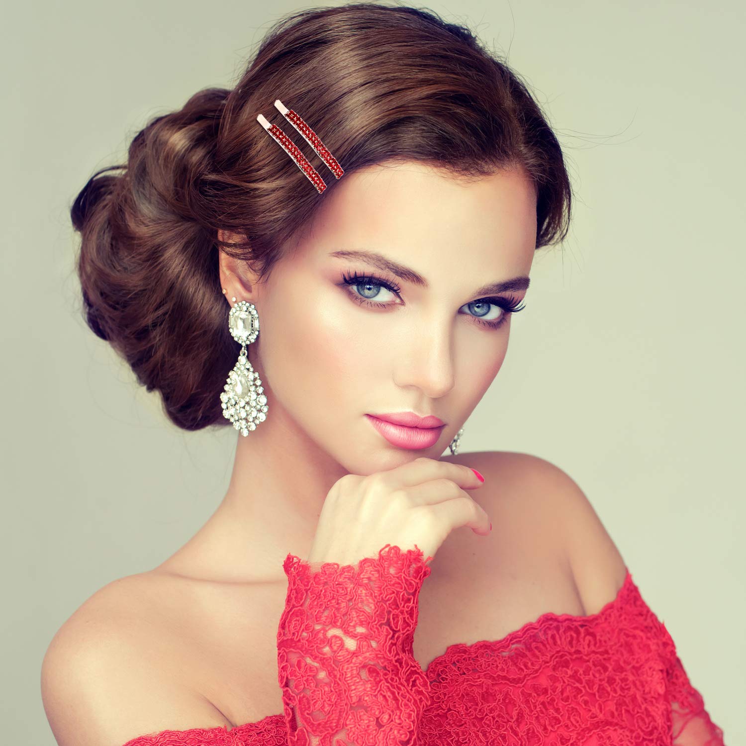 Yaomiao accessoire cheveux strass mariage, brillance discrète et durable.