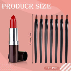 Yaomiao brosse à lèvres 7 cm portable, idéale pour le sac beauté.