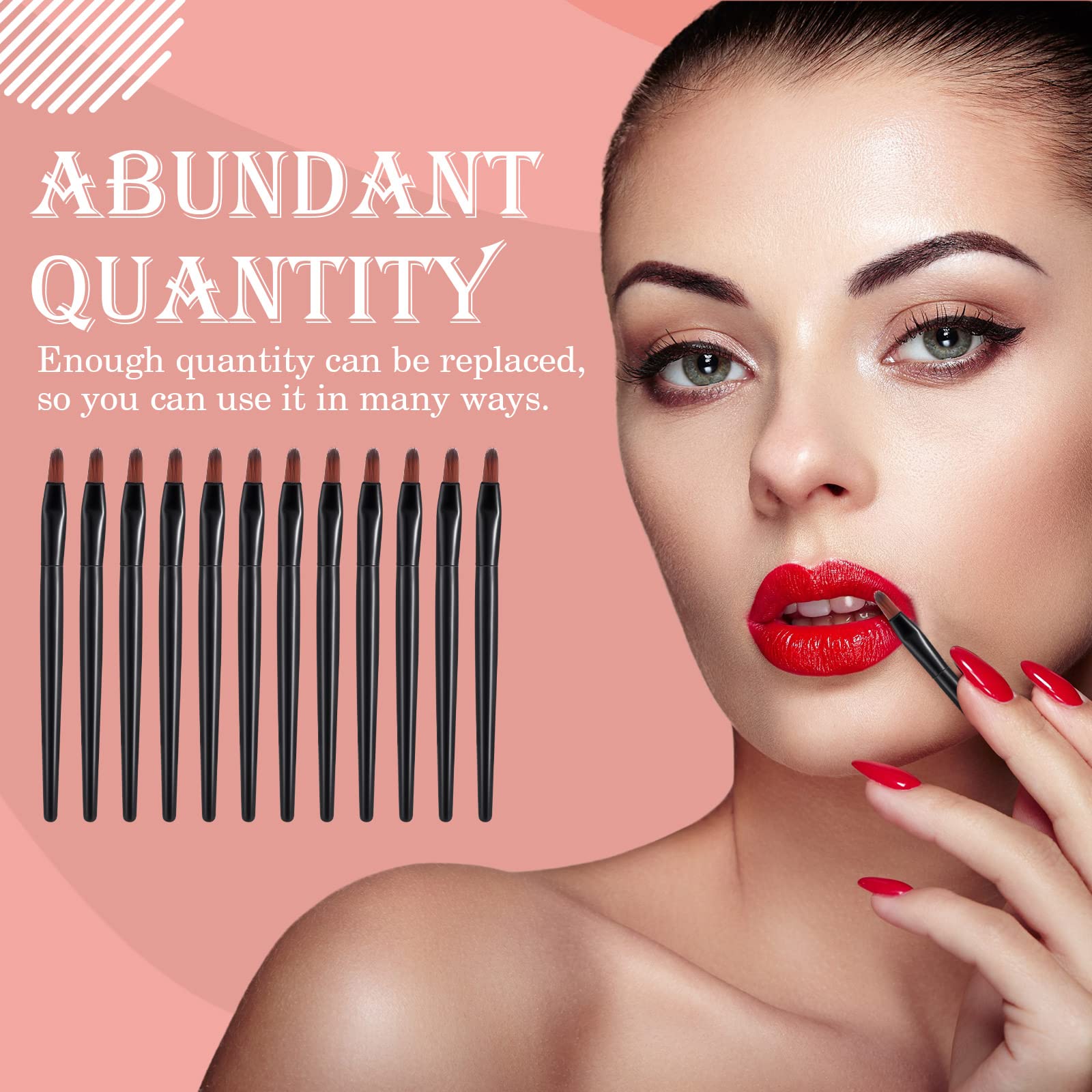 Yaomiao brosse maquillage polyvalente, utile pour lèvres et correcteur.