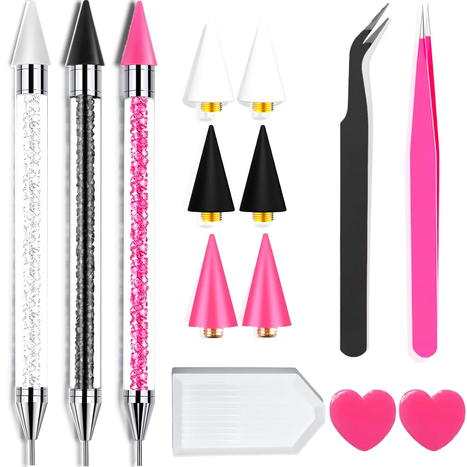Yaoociy outil strass tetes duales pour applications precise sur ongles