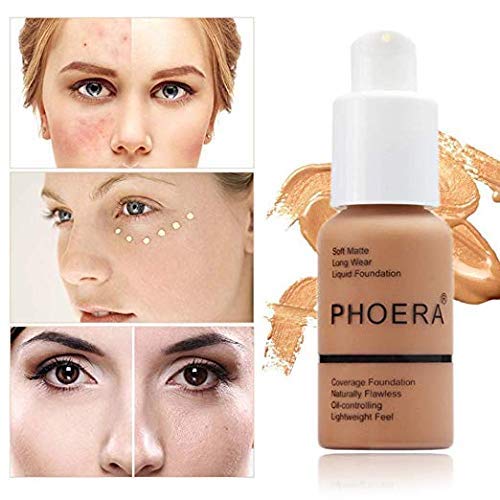 Yaper PHOERA Foundation, fini soft-matte et contrôle des brillance.