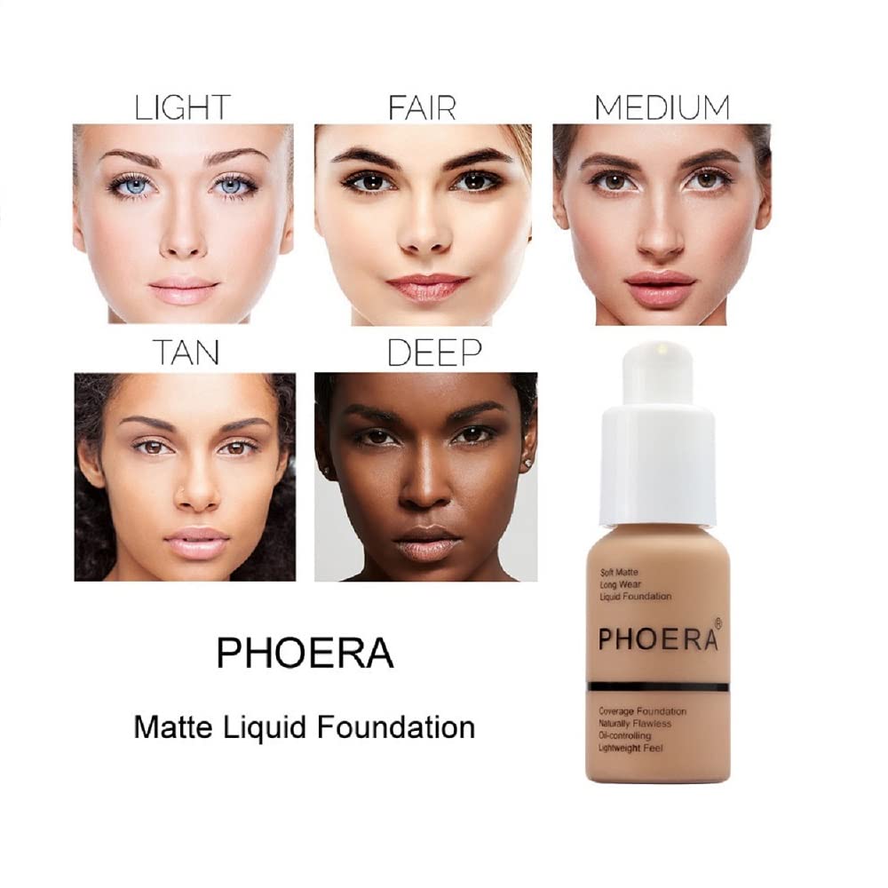 Yaper PHOERA Foundation, formule hydratante pour un fini lumineux et naturel.