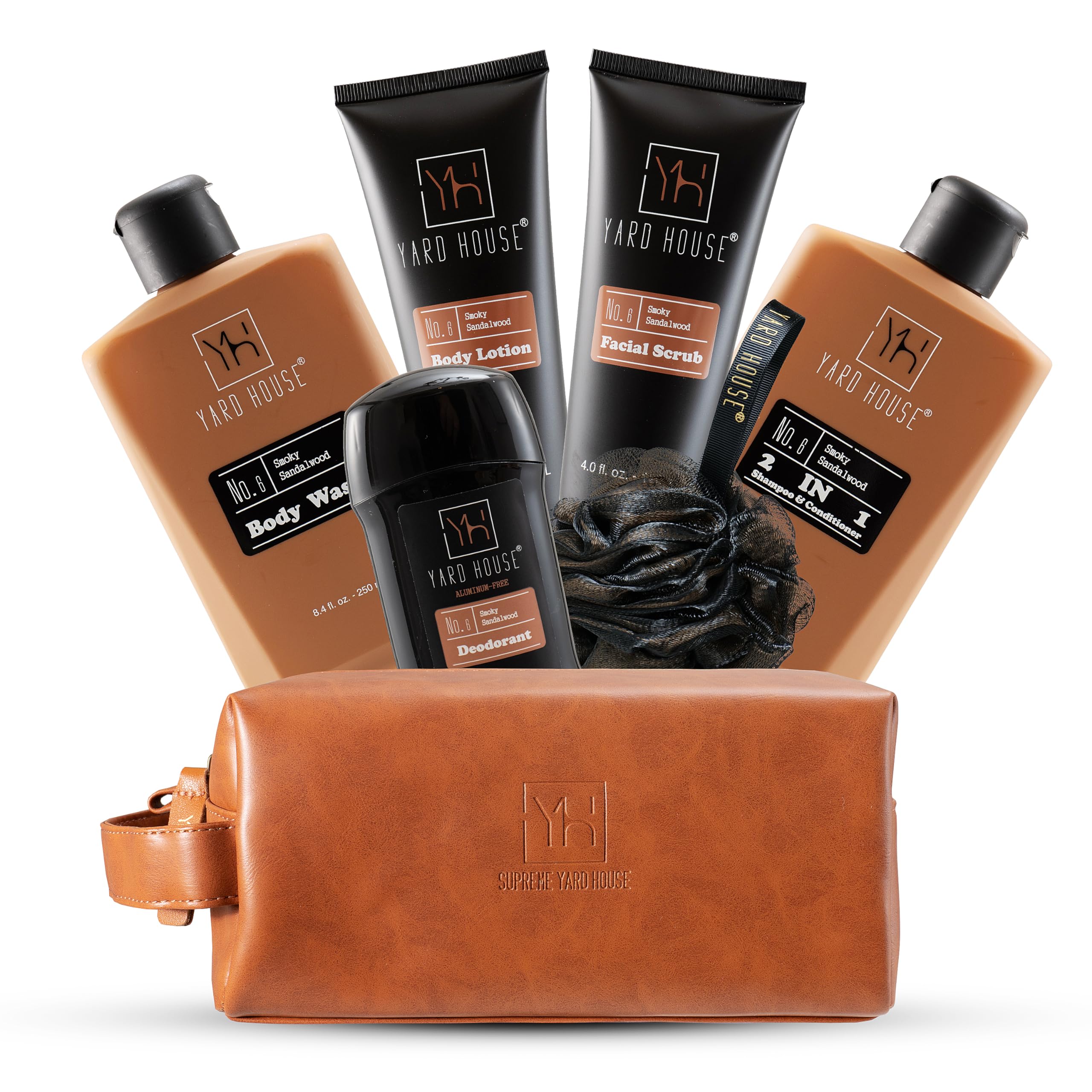 Gel douche Yard House pour homme, fraîcheur et nettoyage efficace après la douche.