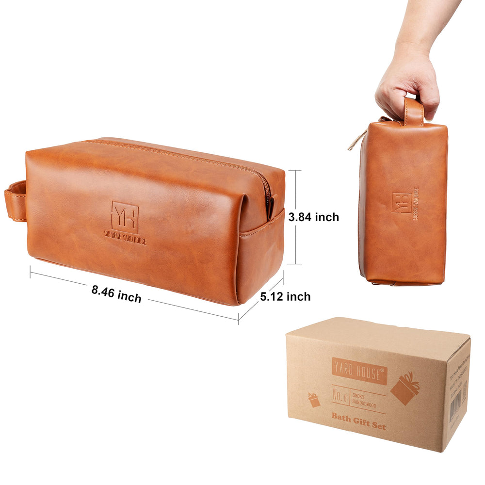 Louffa bicolore Yard House, accessoire douche naturel pour une mousse riche.