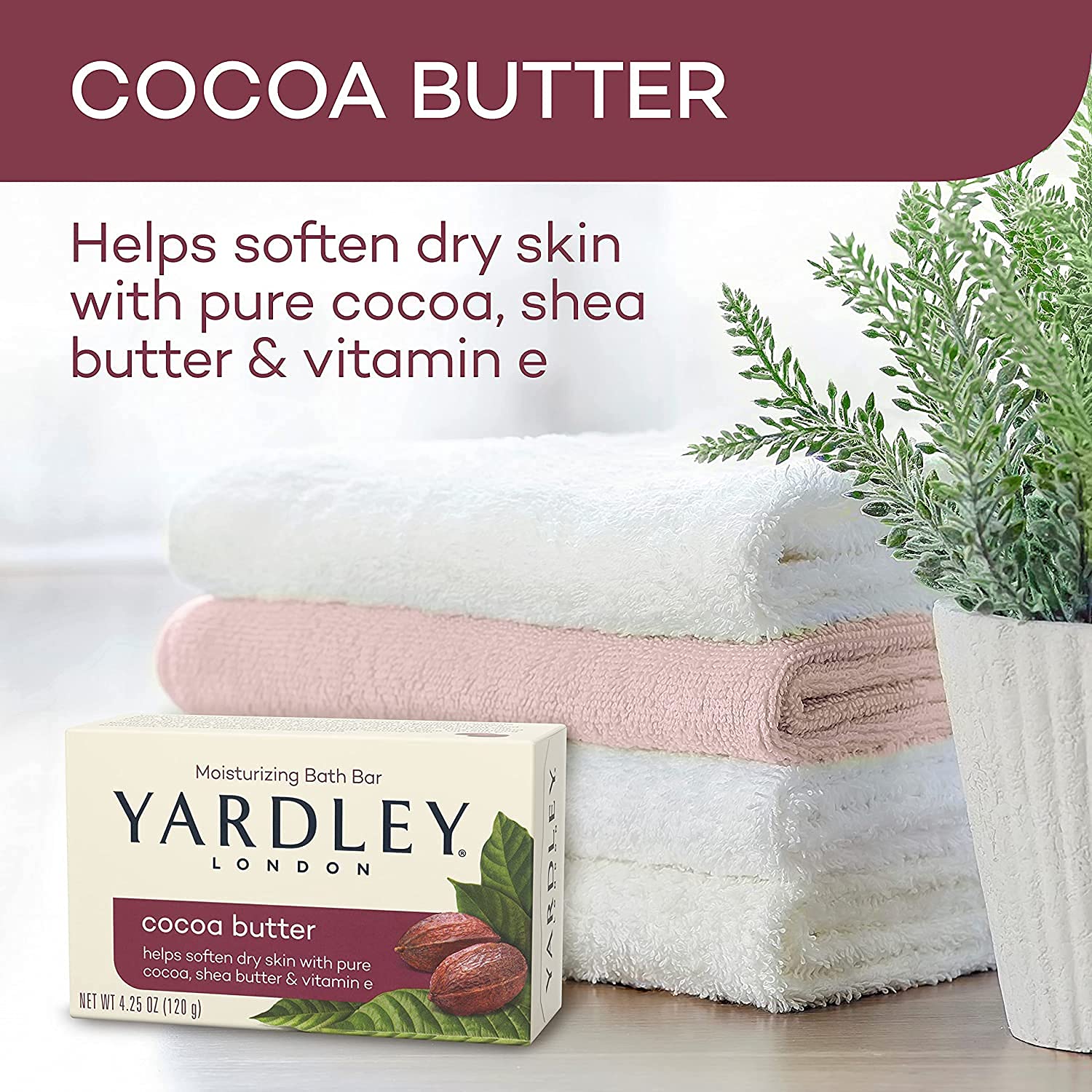 Arôme riche Yardley London évoquant spa à domicile.