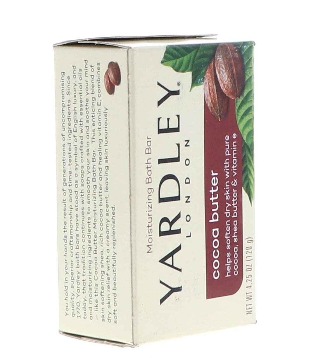 Barre Yardley London, mousse crèmeuse offrant une sensation agréable.