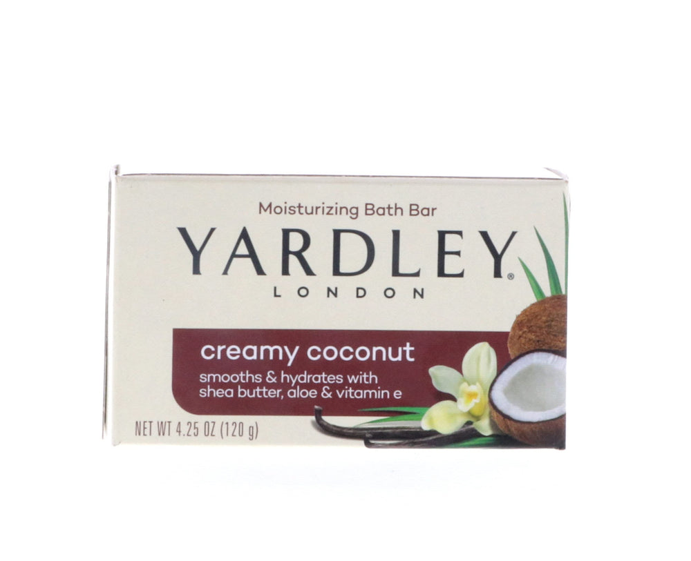 Yardley London bath bar promotes a comfortable cleanse with skin-friendly ingredients.