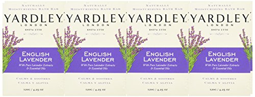 Savon Yardley London English Lavender - rituel bain doux, parfait pour un moment nocturne relaxant.