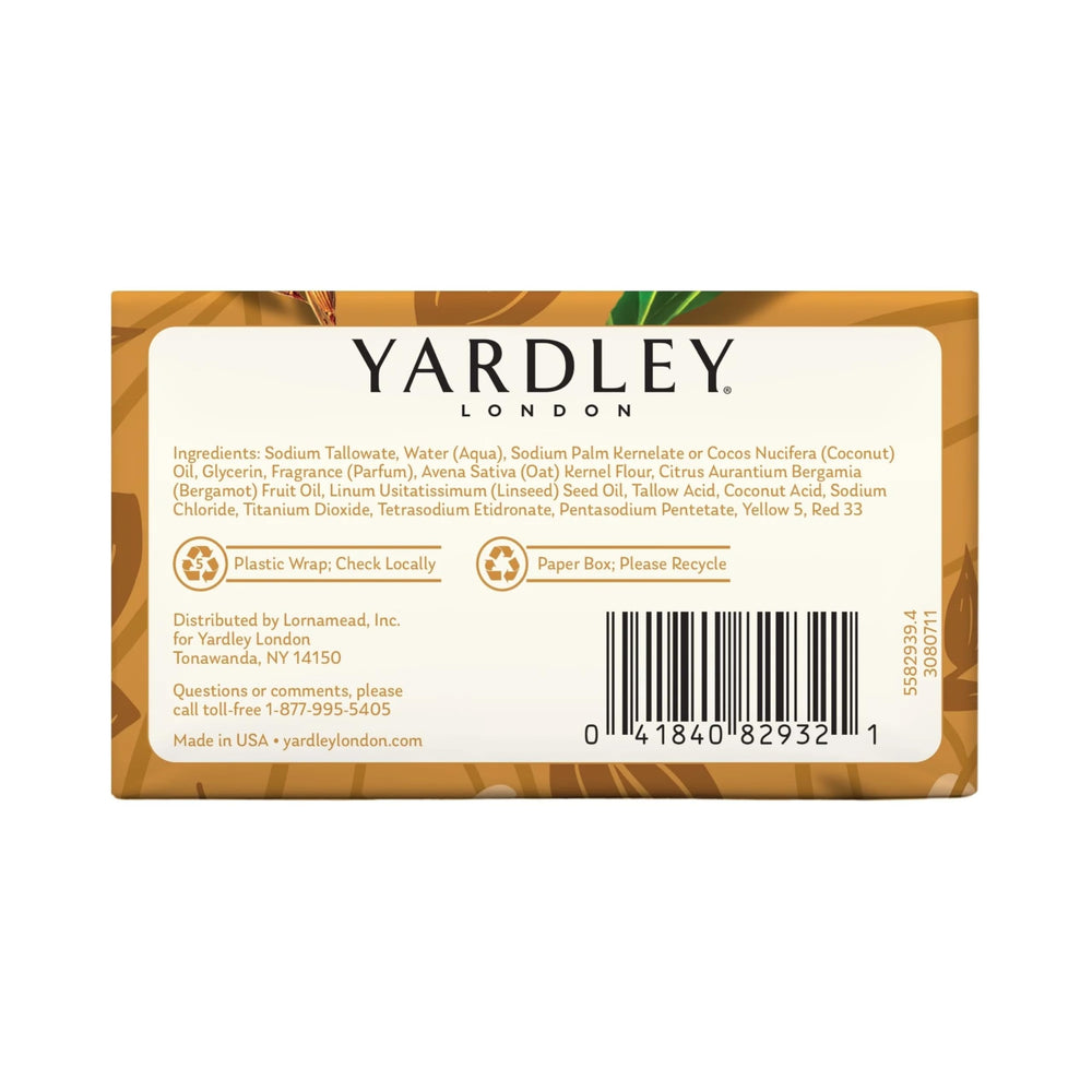Format pack de 20 barres Yardley London, pratique pour la maison.