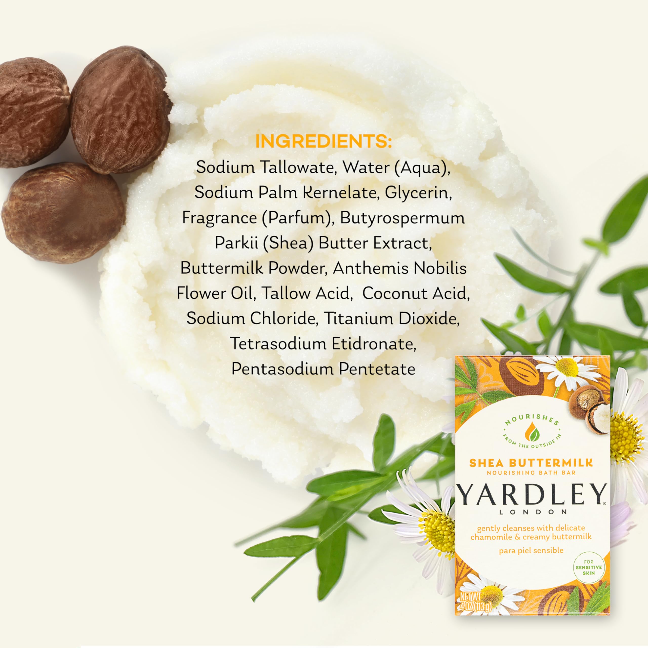 Deux barres Yardley London, pratique et économique au quotidien.