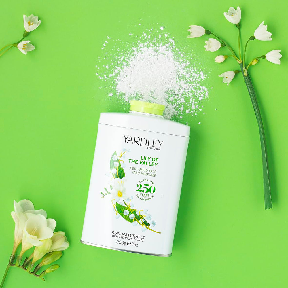 Parfum muguet délicat de Yardley London, notes de freesia et lavande
