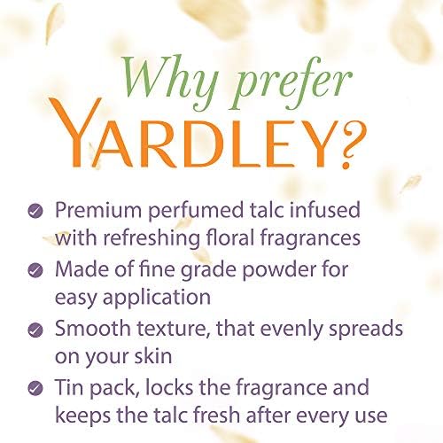 Talc parfumé Yardley santal, compagnon après sport et douche.