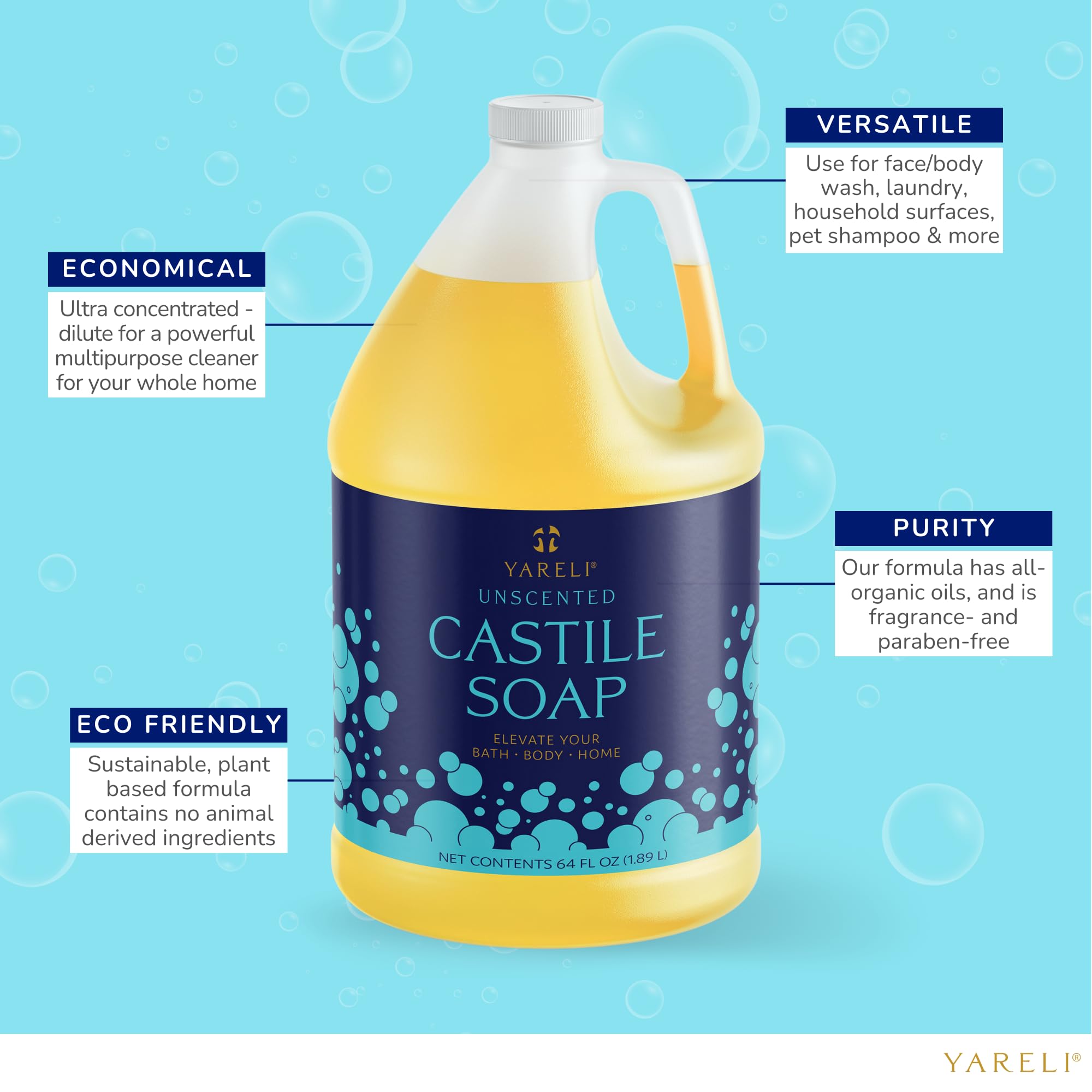 YARELI Ultra concentré – à diluer pour divers usages.