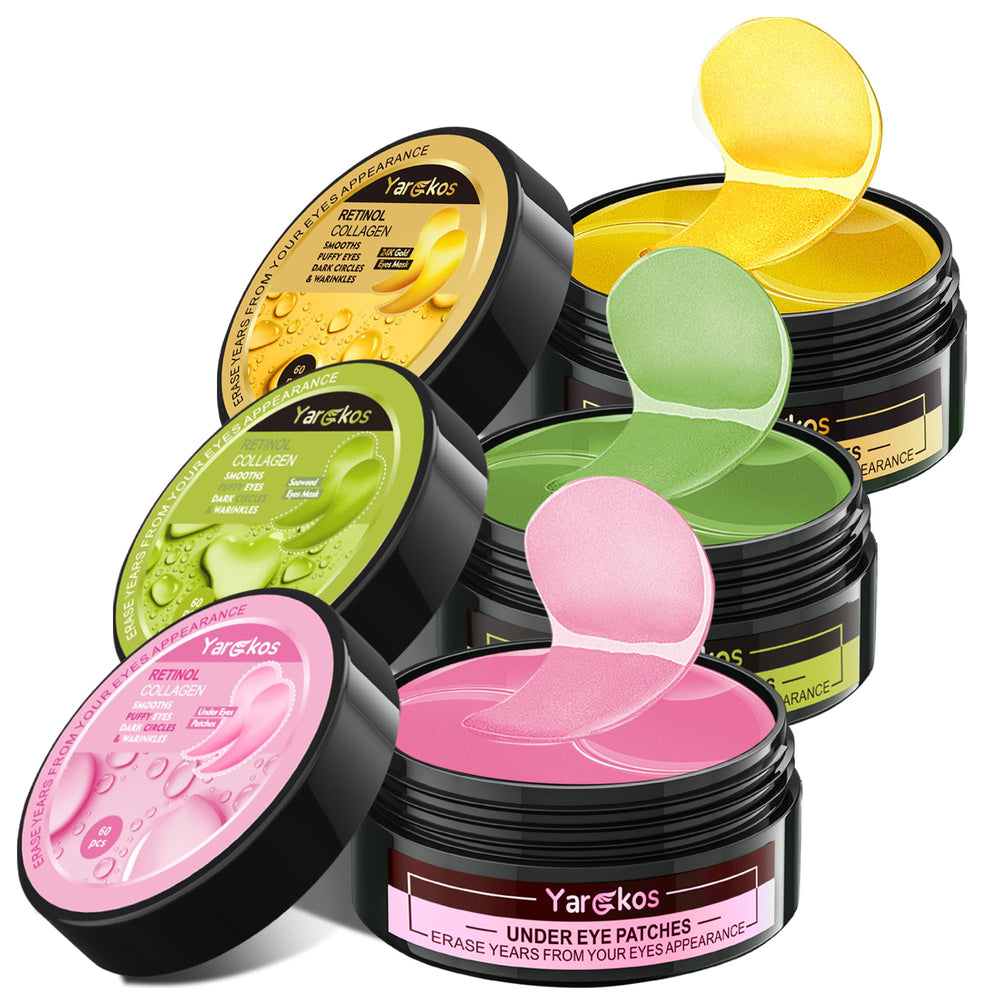 Masque yeux Yargkos 24K Or – effet éclat et hydratation autour des yeux
