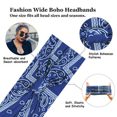Lot de bandeaux YARIEW, accessoire cheveux large pour toutes les coiffures.