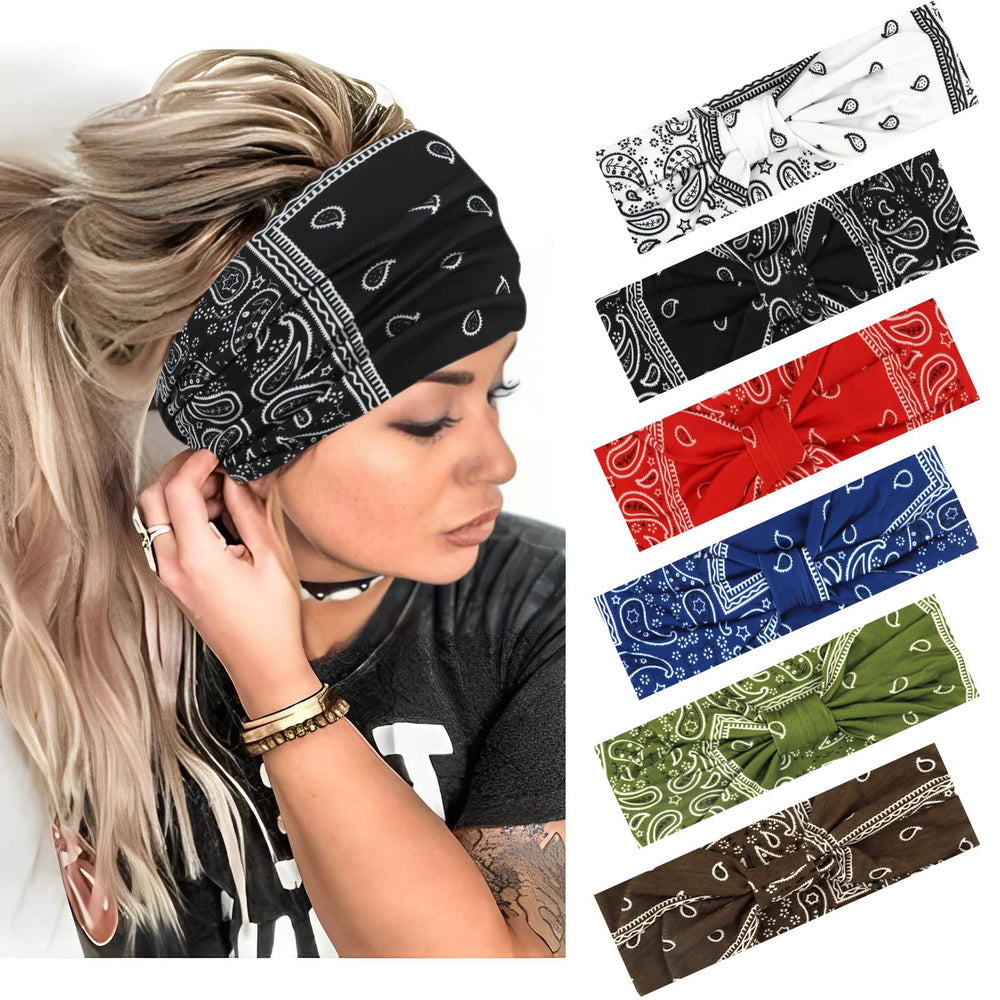 Bandeau YARIEW stretch pour cheveux, confort et respirant pendant l'entraînement.