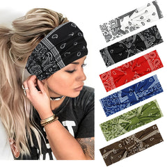 Bandeau YARIEW stretch pour cheveux, confort et respirant pendant l'entraînement.