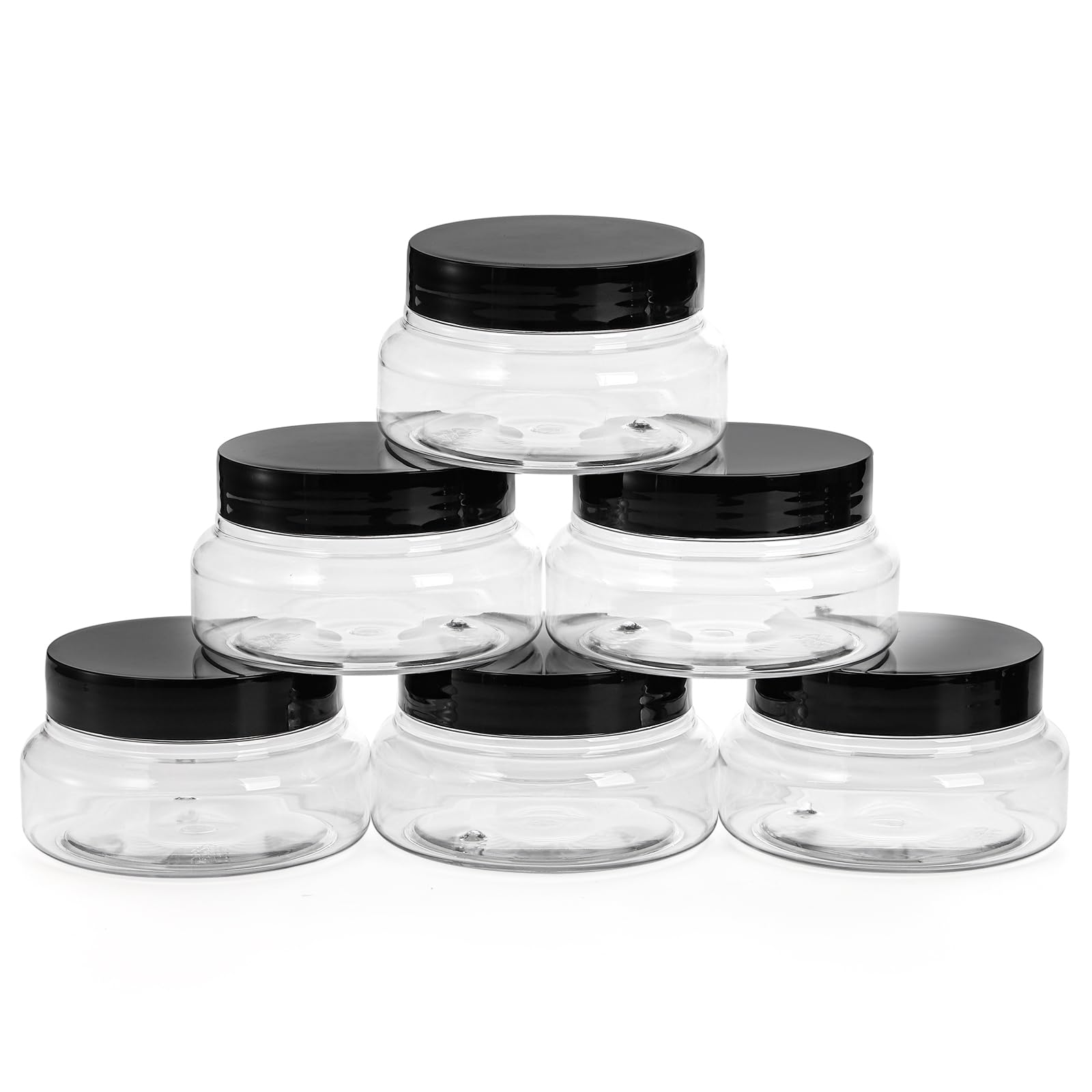 Pot Yarlung 5oz avec couvercle noir, stockage sûr et pratique.