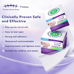 Yarster – bande silicone cicatrice vieille: amélioration potentielle de la texture et de la coloration