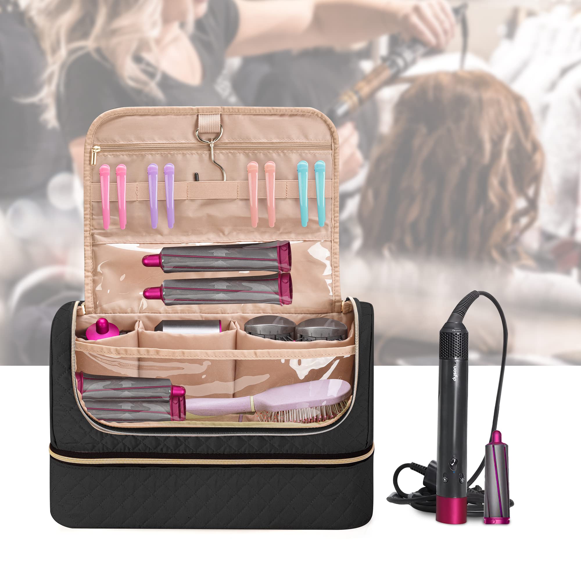 Sac Yarwo noir – élégance et sécurité pendant vos déplacements.