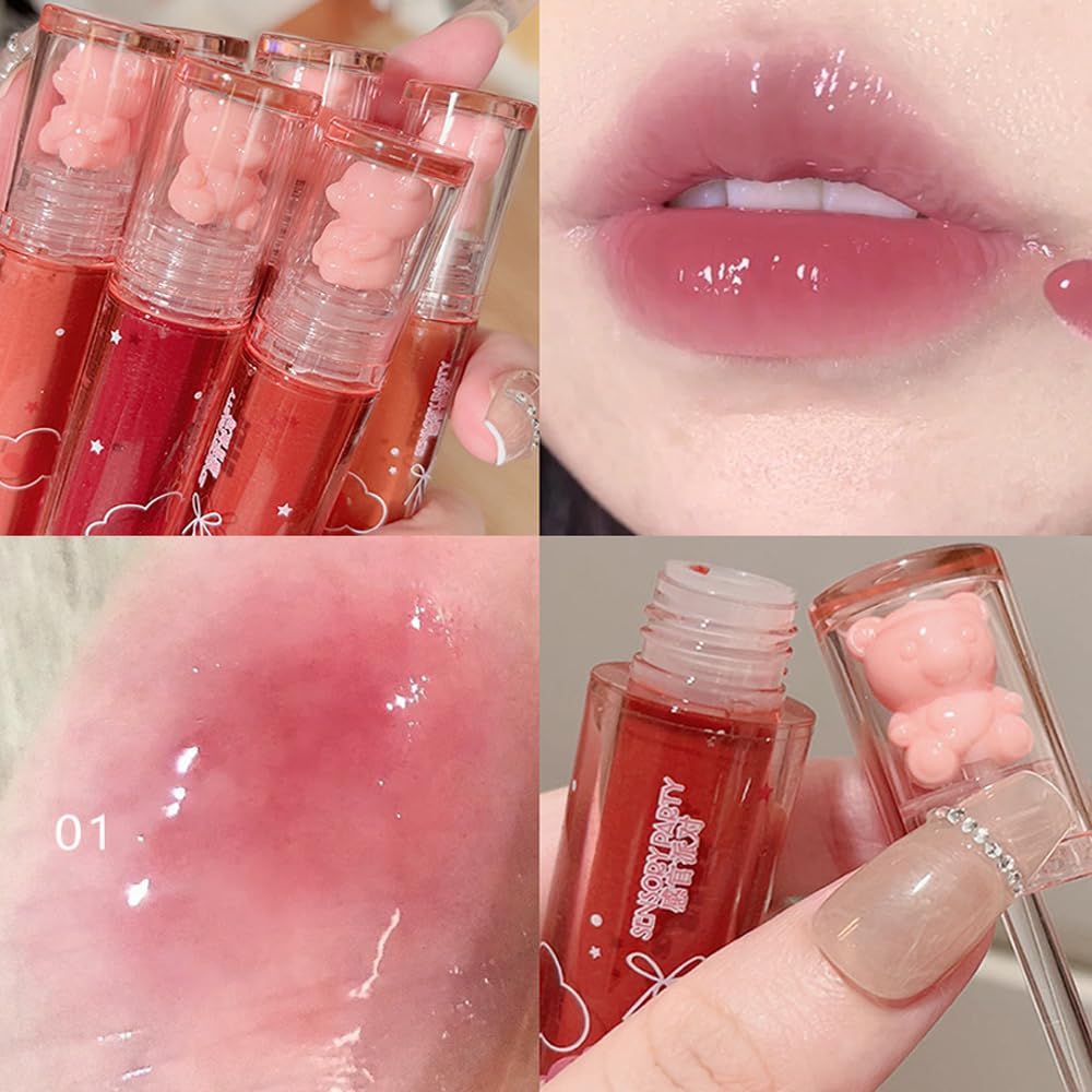 Yasovigi gloss ours hydrate les lèvres en automne et hiver