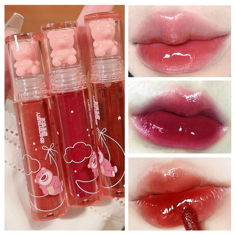 Yasovigi gloss ours, texture gel lèvres, hydratation instantanée