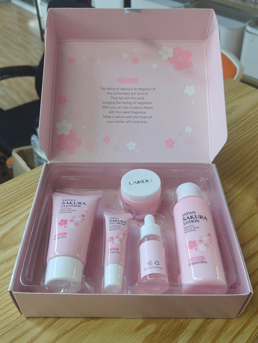Yasovigi Sakura packaging élégant: emballage raffiné, cadeau idéal