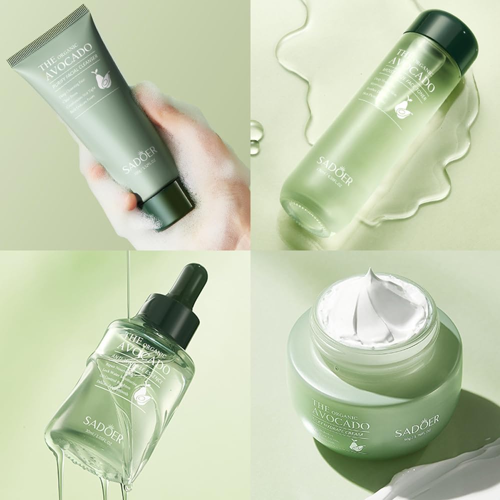 Yasovigi tonique visage avocat 130 ml, équilibre et rafraîchissement quotidien.