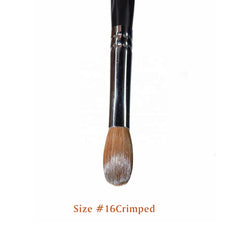 Brosse Yasterd, tête ovale crimpée, pour distribution homogène de la poudre.