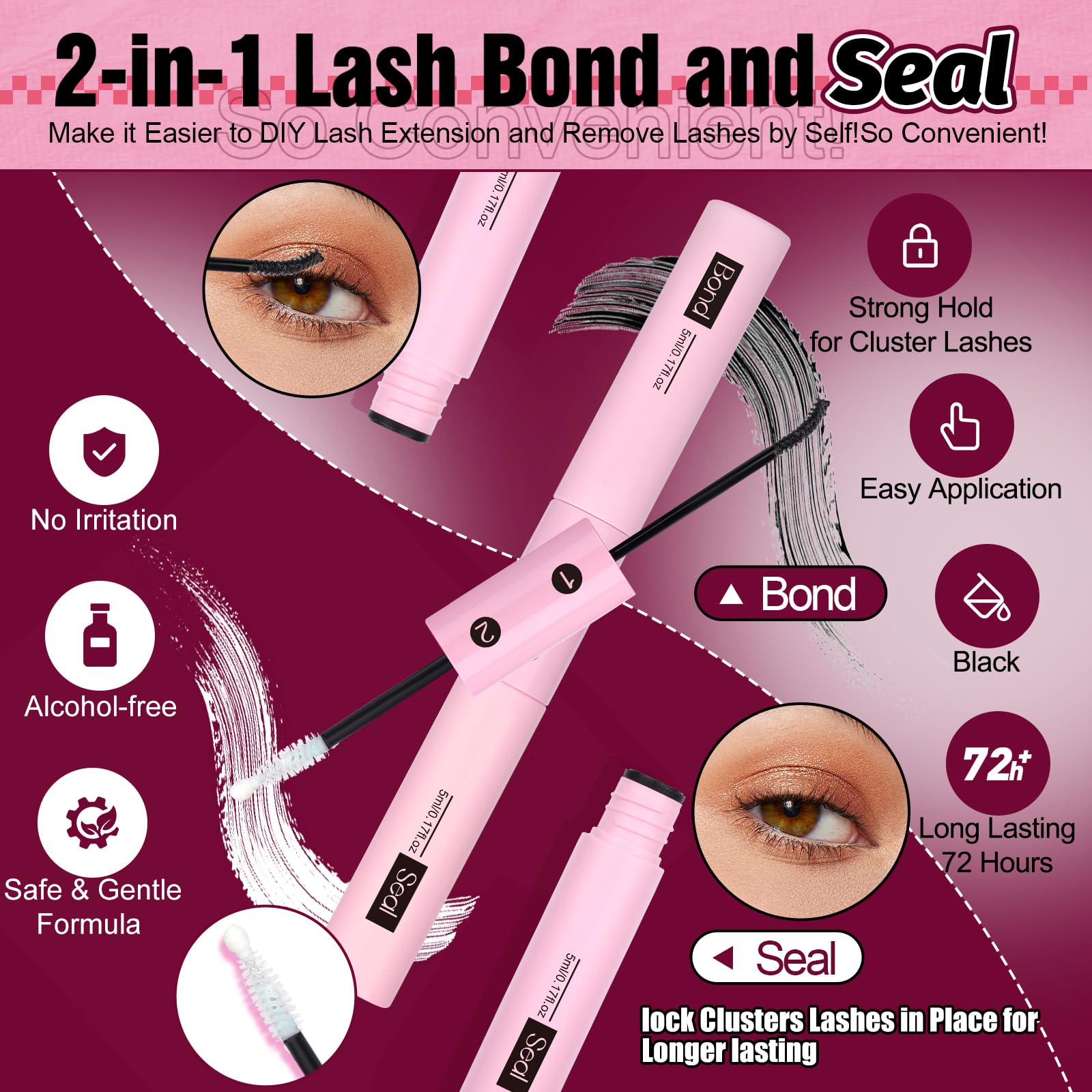 Yawamica 180 pièces cils extensions offre des styles variés.