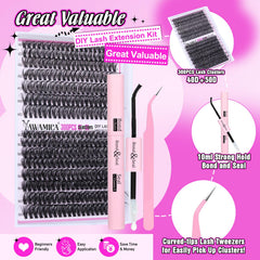 Yawamica bond and seal 10ml for strong lash adhesion and durability.
