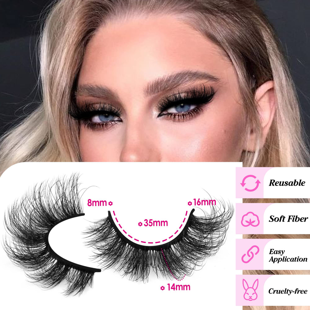 Yawamica cils bande noire souple pour application confortable.