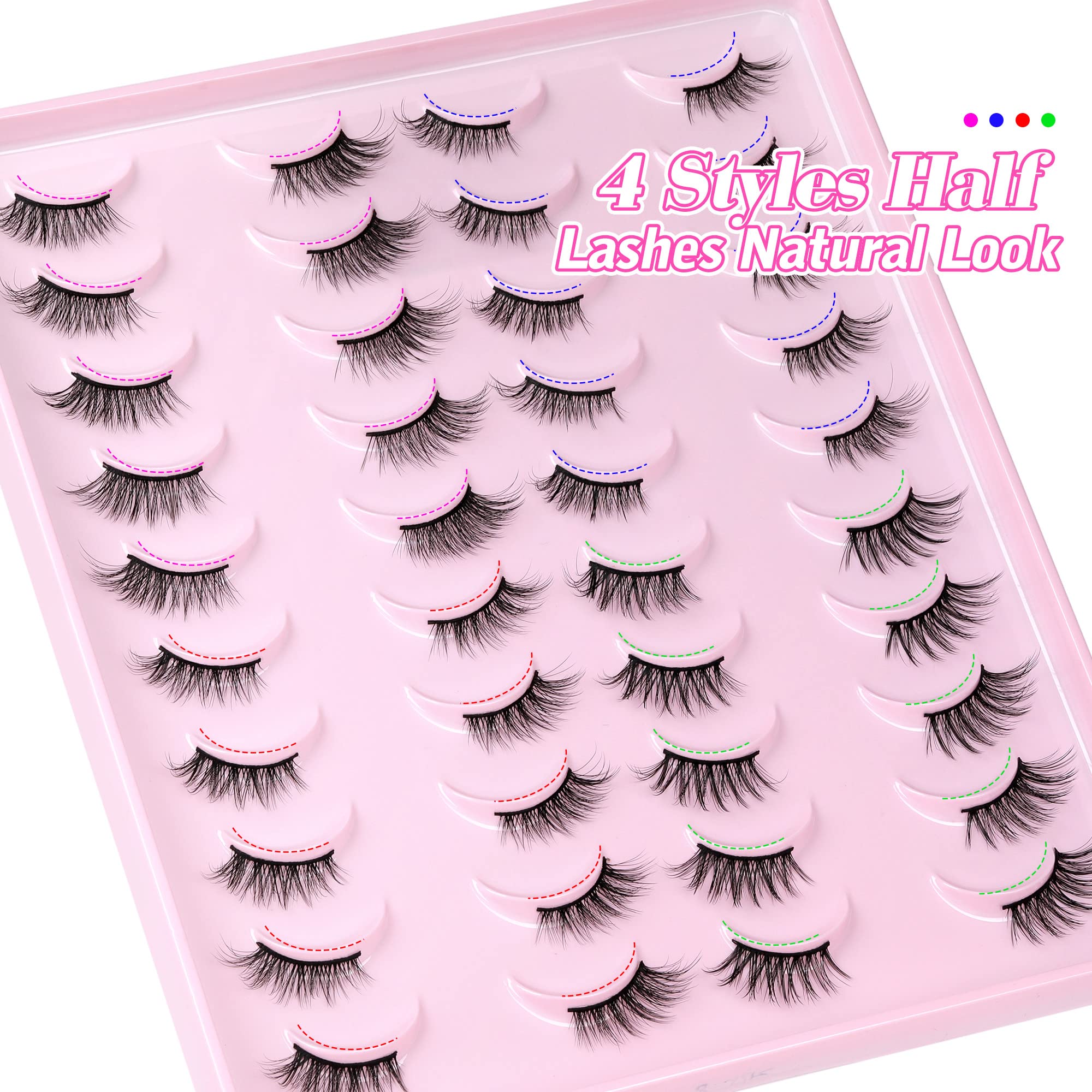 Yawamica cils demi-fouets, volume subtil qui sublime les cils existants.
