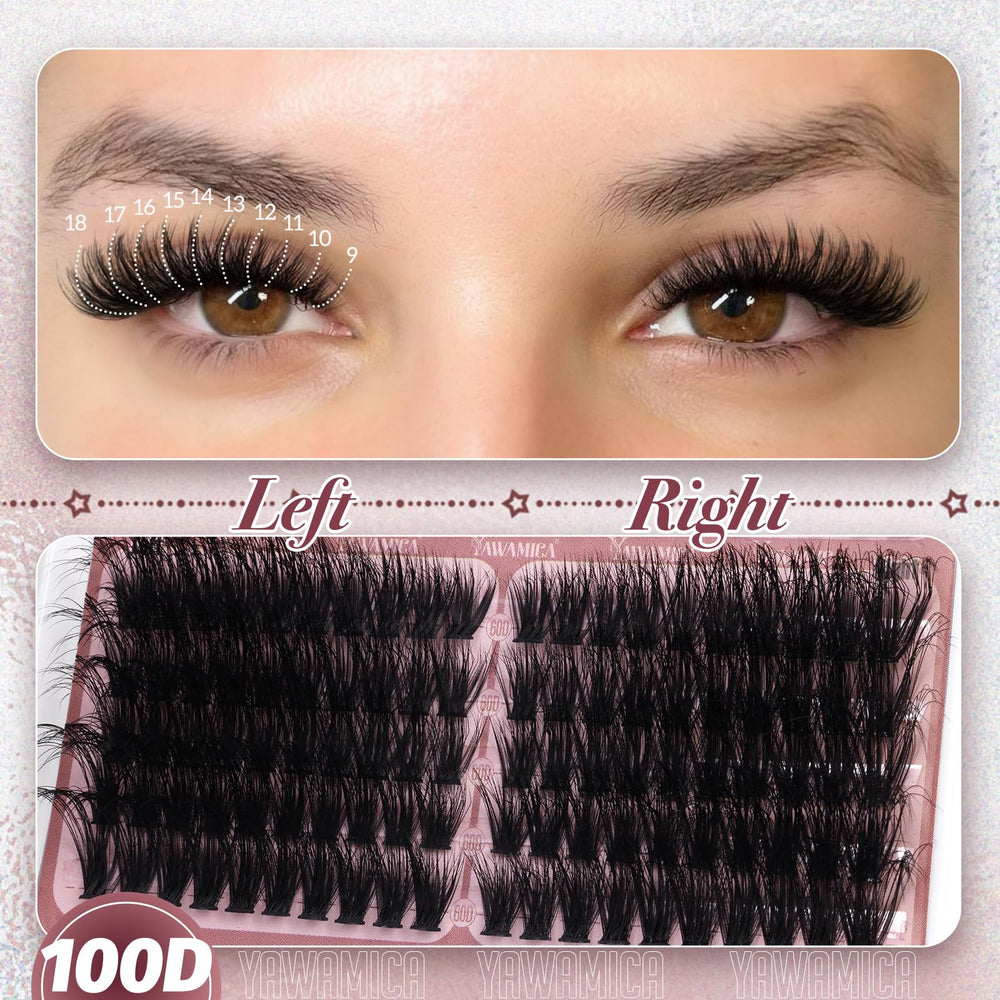 Yawamica cils déployés avec une courbe douce pour un regard chaleureux.