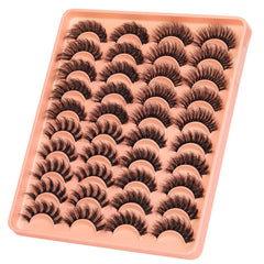 Yawamica cils duveteux 4 styles paquet complet pour un look polyvalent