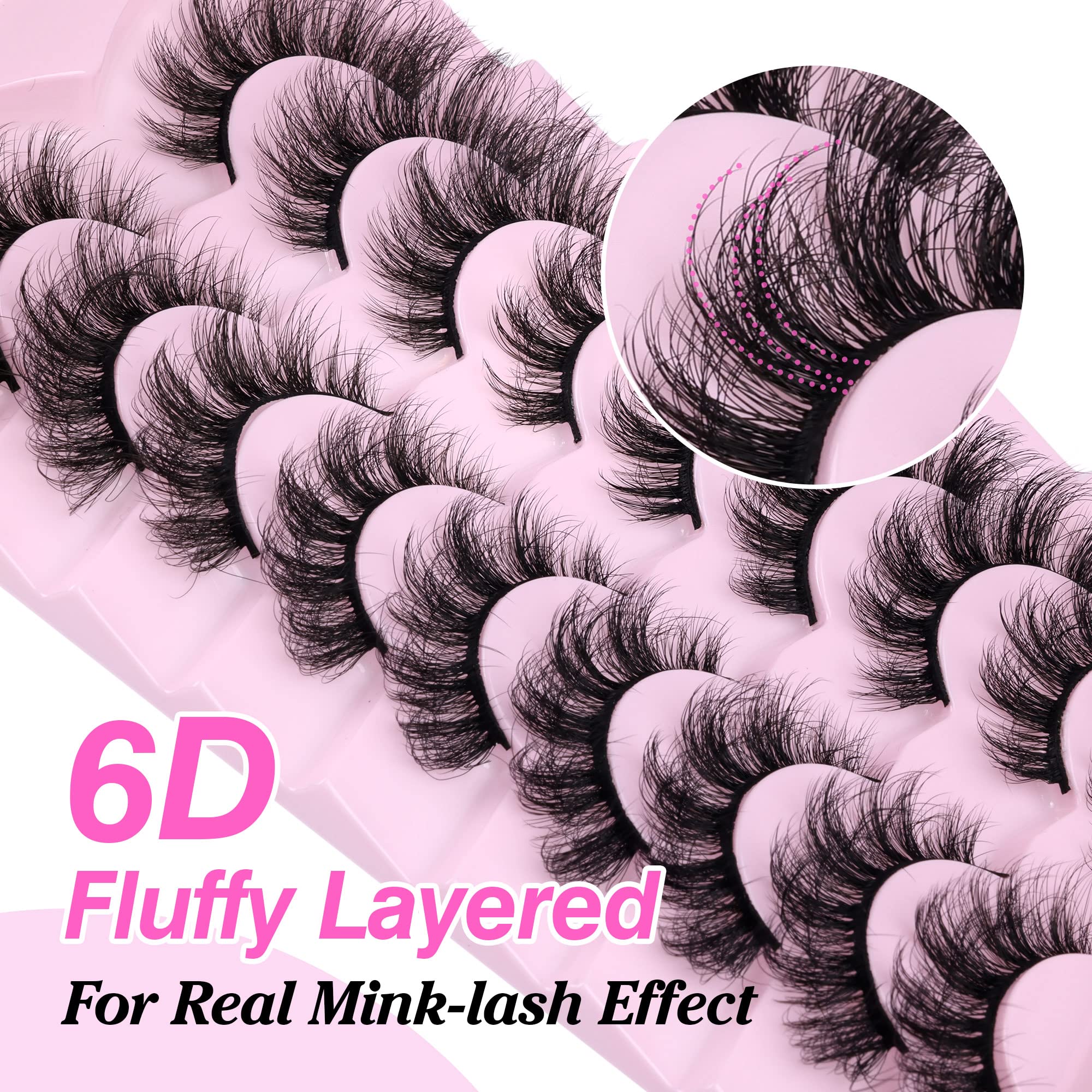 Yawamica cils fibres véganes douces pour volume perceptible.