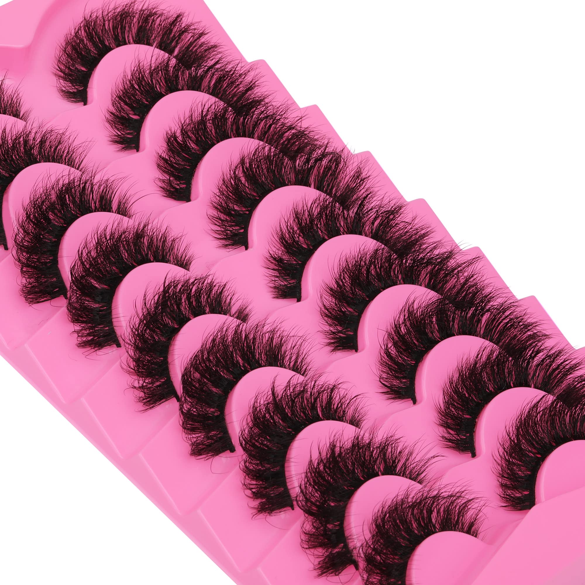 Yawamica cils mink 15 mm volume naturel pour un look élégant au quotidien
