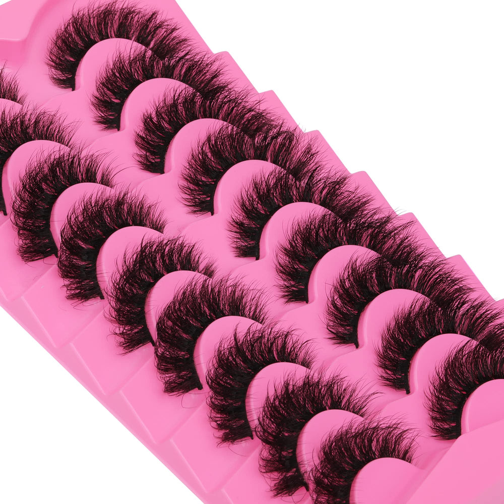 Yawamica cils mink 15 mm volume naturel pour un look élégant au quotidien