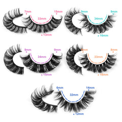 Cils Yawamica Russie Volume style 03: équilibre entre longueur et densité