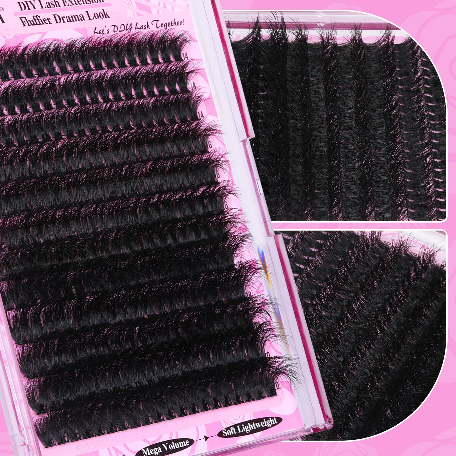 Yawamica ensembles clusters dcurl 200D pour volume durable