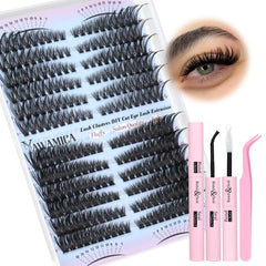 Coffret Yawamica kit extension cils 50D-80D pour un regard plus ouvert.