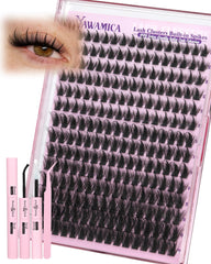 yawamica kit extensions cils spikes wispy manga 10-18mm pour démarrer le look rapidement