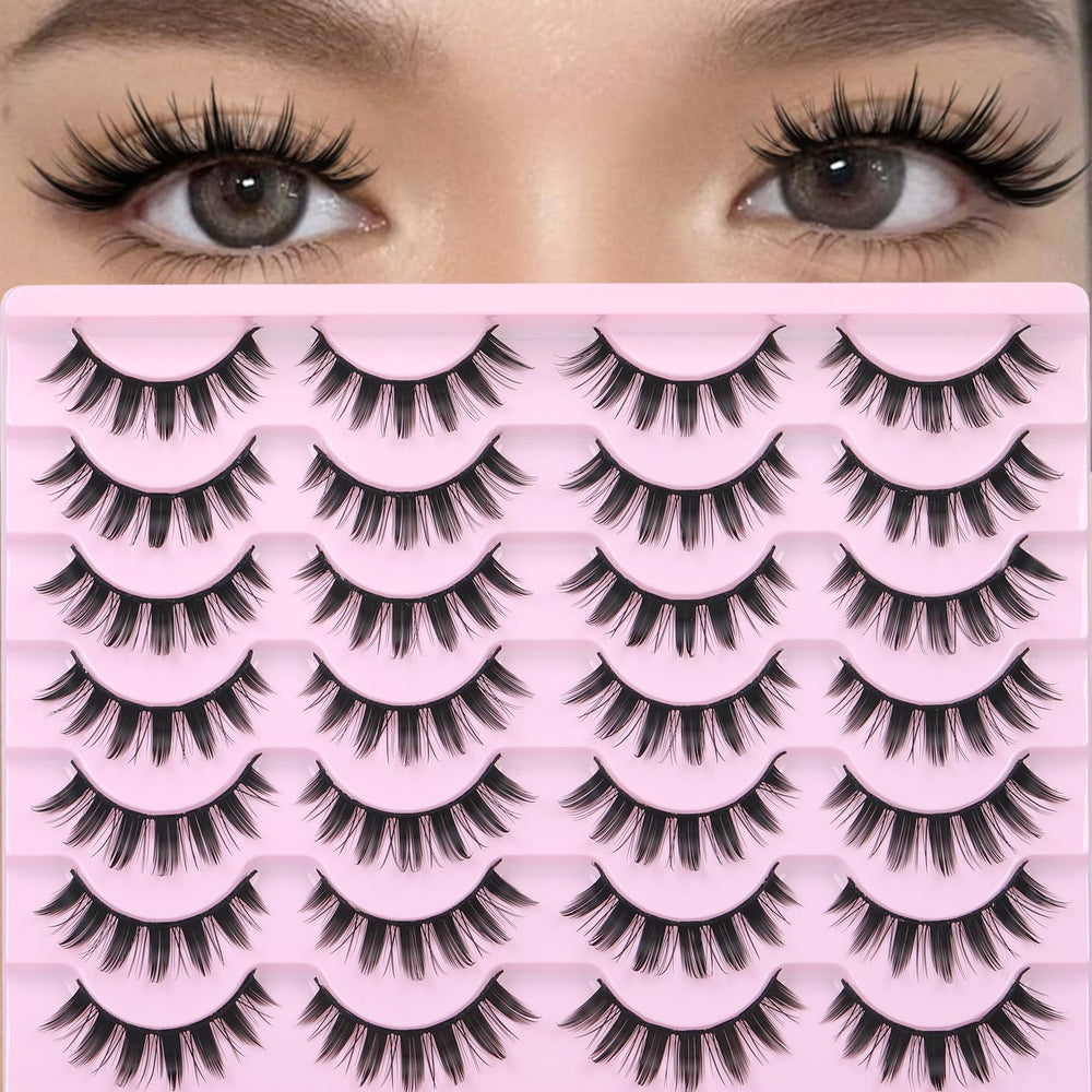 Yawamica cils manga 15mm, effet extension sans effort pour un look naturel.