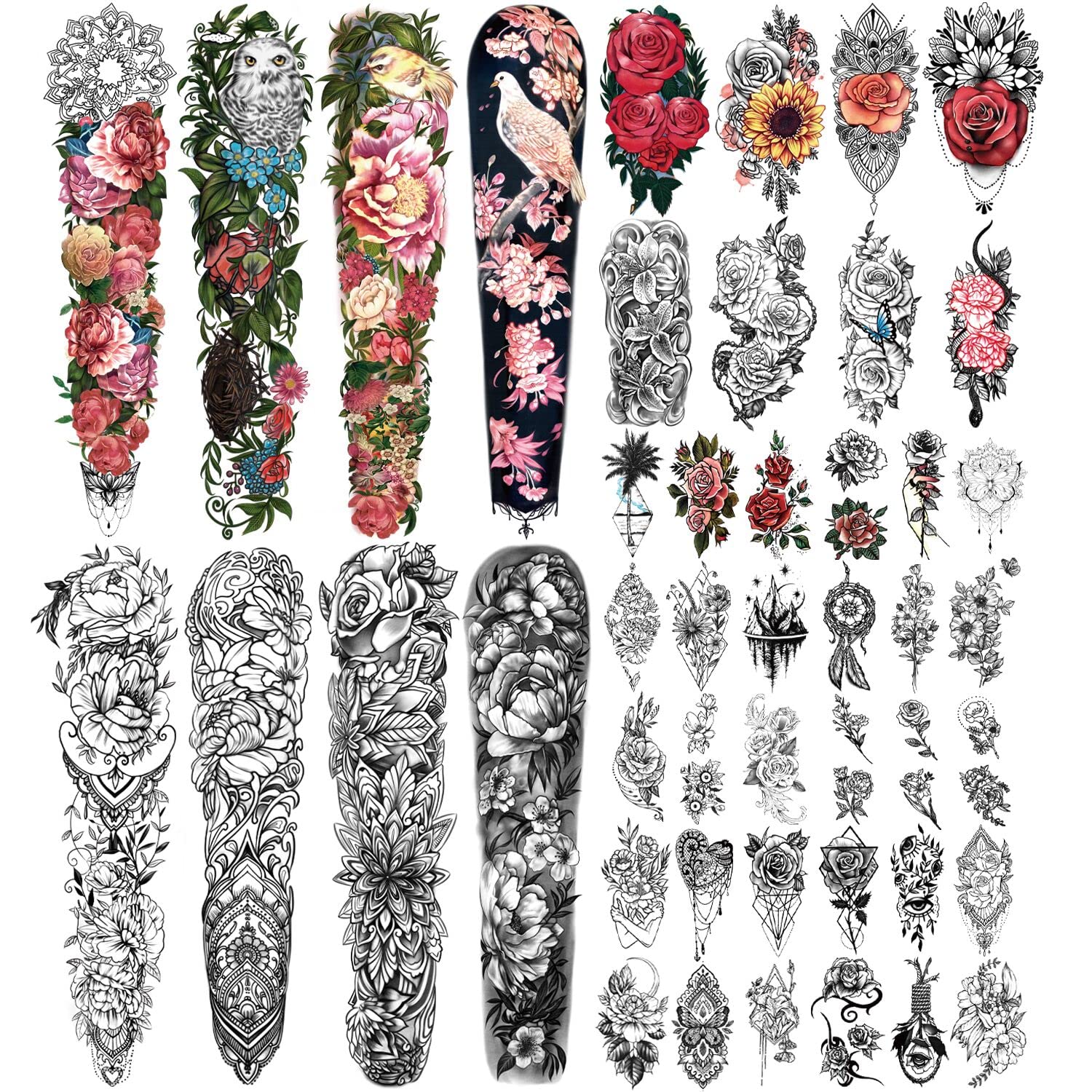 Tatouage Yazhiji sur bras avec pivoine : allure durable et élégant.